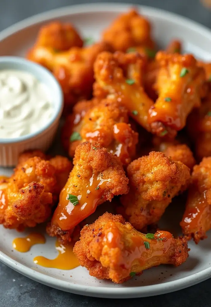 25 Low Carb Vegetarian Recipes That Taste Amazing 22 25 Low Carb Vegetarian Recipes That Taste Amazing - 22. Cauliflower Buffalo Wings