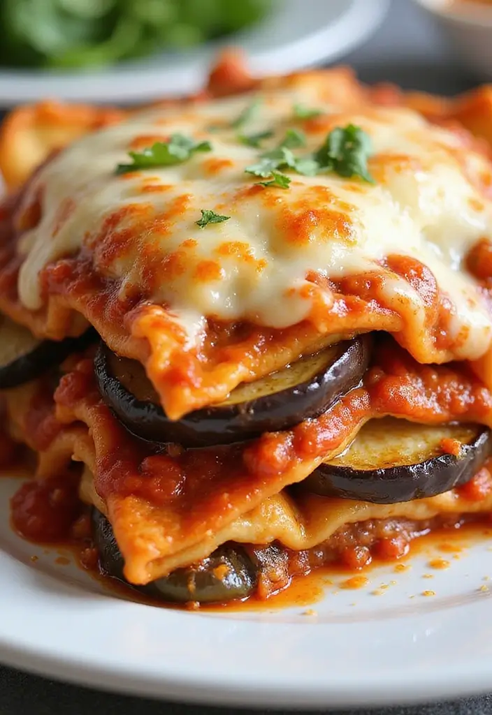 25 Low Carb Vegetarian Recipes That Taste Amazing 3 25 Low Carb Vegetarian Recipes That Taste Amazing - 3. Eggplant Lasagna