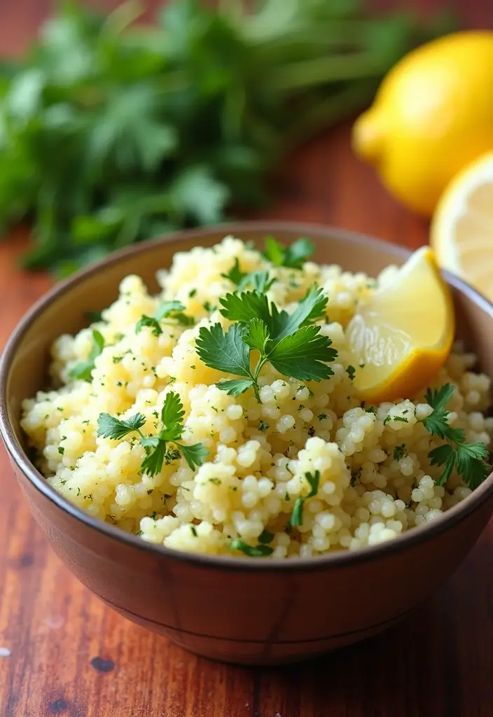 25 Low FODMAP Vegetarian Recipes That Are Gut Friendly 15 25 Low FODMAP Vegetarian Recipes That Are Gut Friendly - 15. Herb and Lemon Couscous