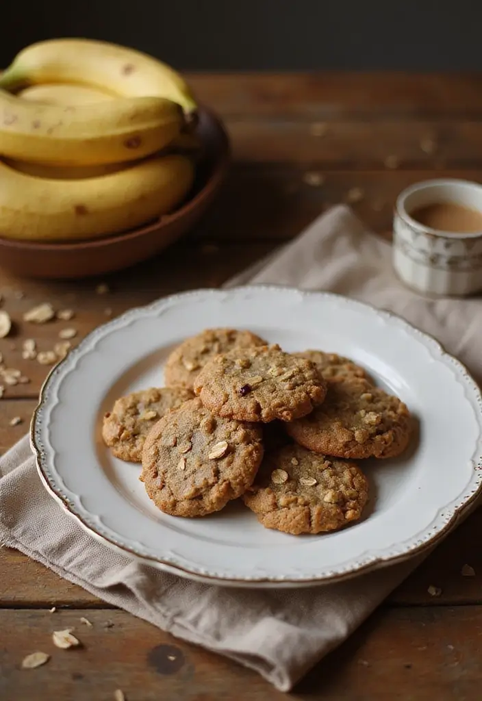 25 Low FODMAP Vegetarian Recipes That Are Gut Friendly 19 25 Low FODMAP Vegetarian Recipes That Are Gut Friendly - 19. Banana Oatmeal Cookies