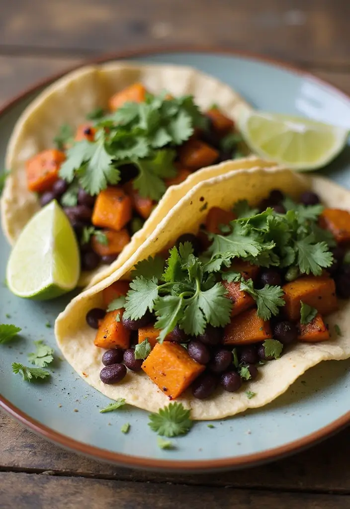 25 Low FODMAP Vegetarian Recipes That Are Gut Friendly 2 25 Low FODMAP Vegetarian Recipes That Are Gut Friendly - 2. Sweet Potato and Black Bean Tacos