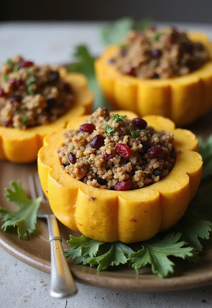 25 Low FODMAP Vegetarian Recipes That Are Gut Friendly 21 25 Low FODMAP Vegetarian Recipes That Are Gut Friendly - 21. Vegan Stuffed Kabocha Squash
