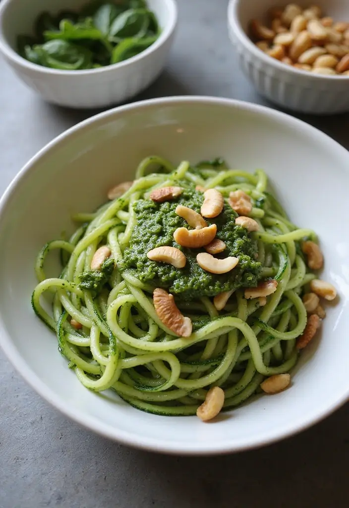 25 Low FODMAP Vegetarian Recipes That Are Gut Friendly 5 25 Low FODMAP Vegetarian Recipes That Are Gut Friendly - 5. Zucchini Noodles with Pesto
