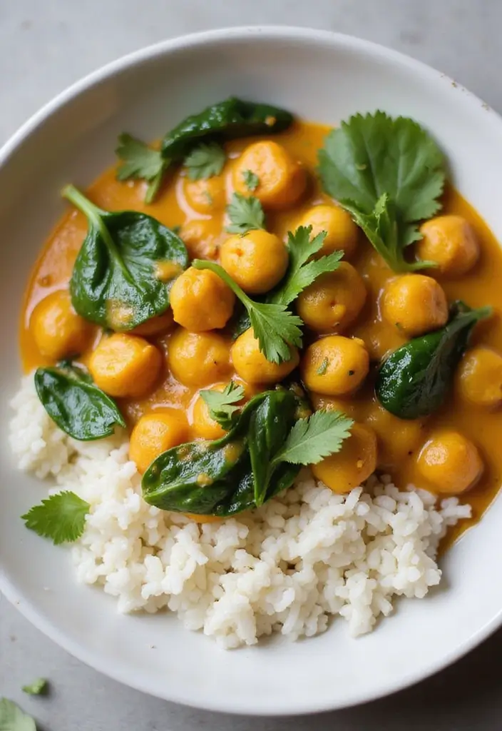 25 No Onion No Garlic Vegetarian Recipes Everyone Can Enjoy 10 25 No Onion No Garlic Vegetarian Recipes Everyone Can Enjoy - 10. Coconut Curry with Chickpeas