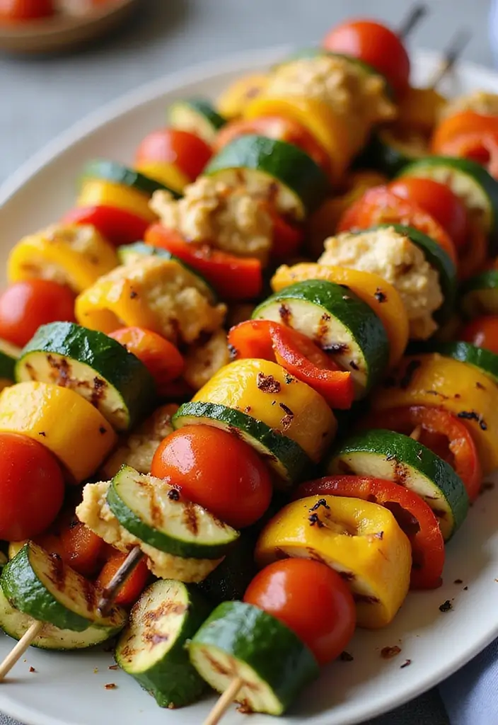 25 No Onion No Garlic Vegetarian Recipes Everyone Can Enjoy 14 25 No Onion No Garlic Vegetarian Recipes Everyone Can Enjoy - 14. Grilled Vegetable Skewers