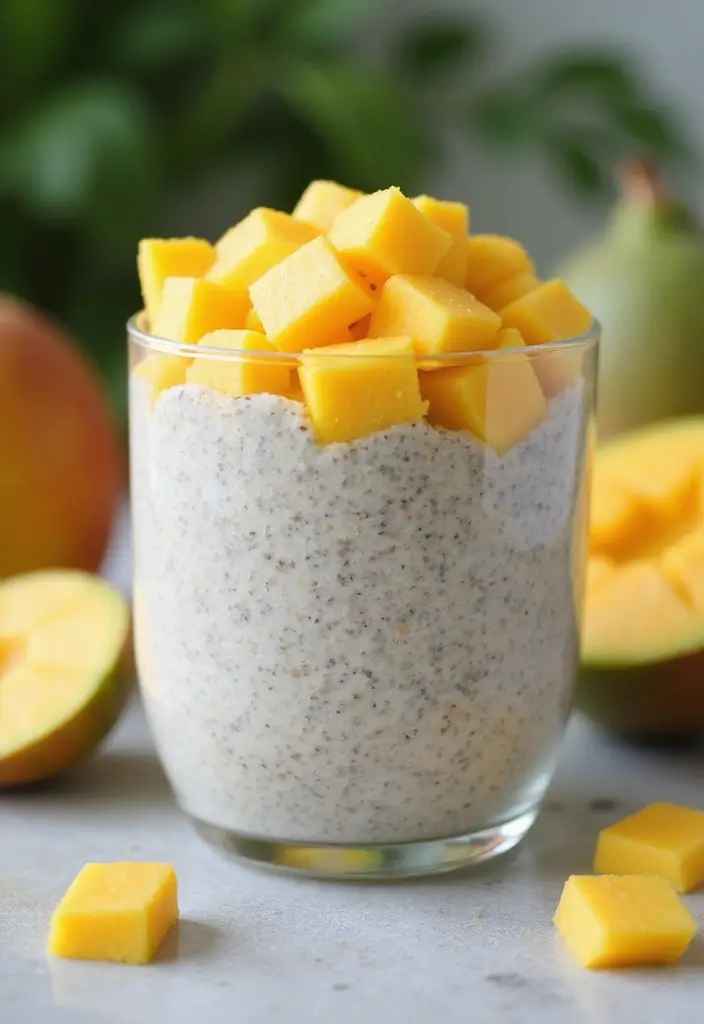 25 No Onion No Garlic Vegetarian Recipes Everyone Can Enjoy 22 25 No Onion No Garlic Vegetarian Recipes Everyone Can Enjoy - 22. Mango Coconut Chia Pudding