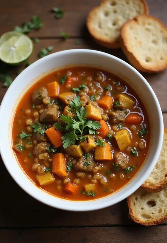 25 No Onion No Garlic Vegetarian Recipes Everyone Can Enjoy 9 25 No Onion No Garlic Vegetarian Recipes Everyone Can Enjoy - 9. Lentil Soup with Vegetables