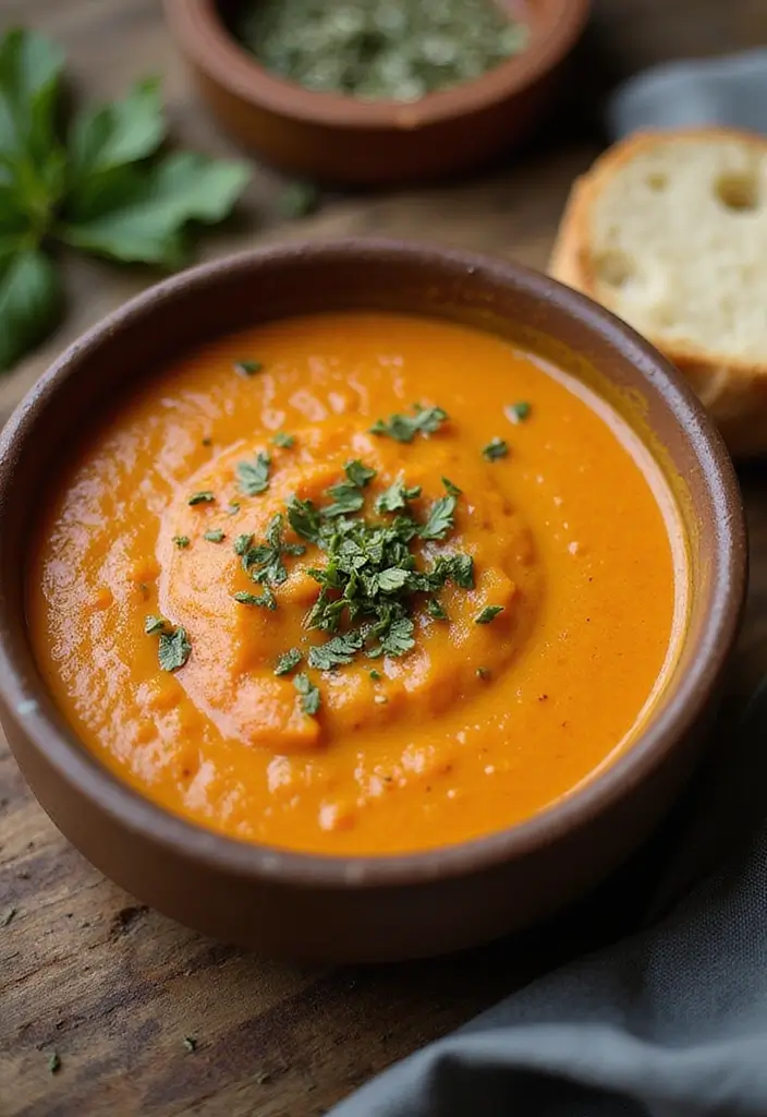 25 Quick and Easy Vegetarian Recipes Ready in No Time - 21. Moroccan-Spiced Carrot Soup