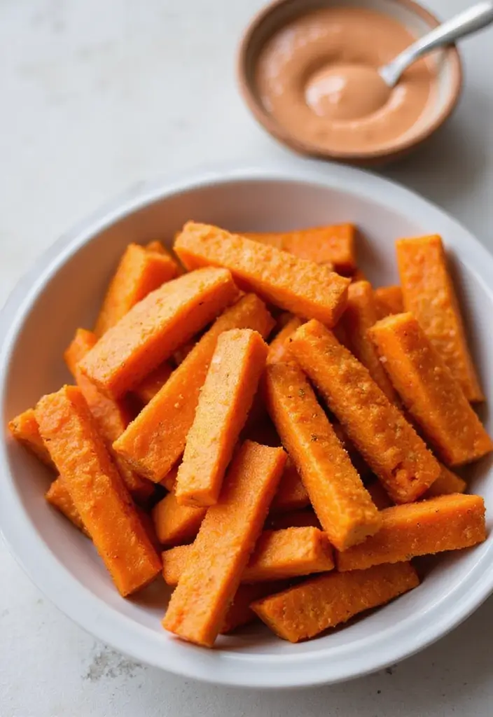 25 Vegetarian Air Fryer Recipes for Quick Healthy Meals - 11. Air Fryer Carrot Fries