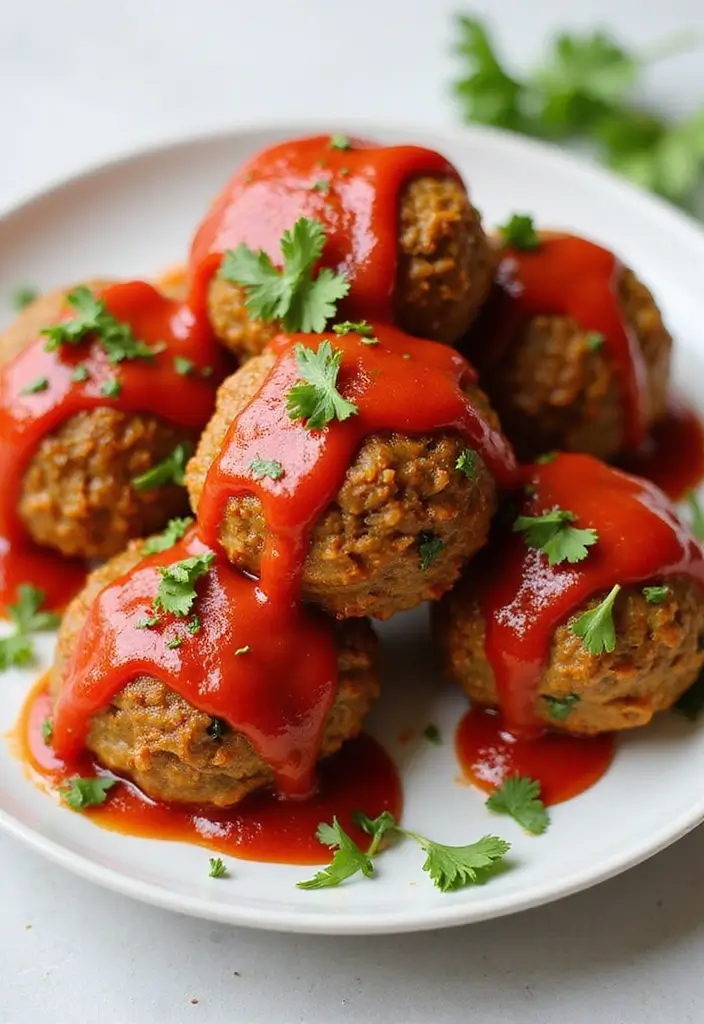 25 Vegetarian Air Fryer Recipes for Quick Healthy Meals - 17. Air Fryer Vegan Meatballs