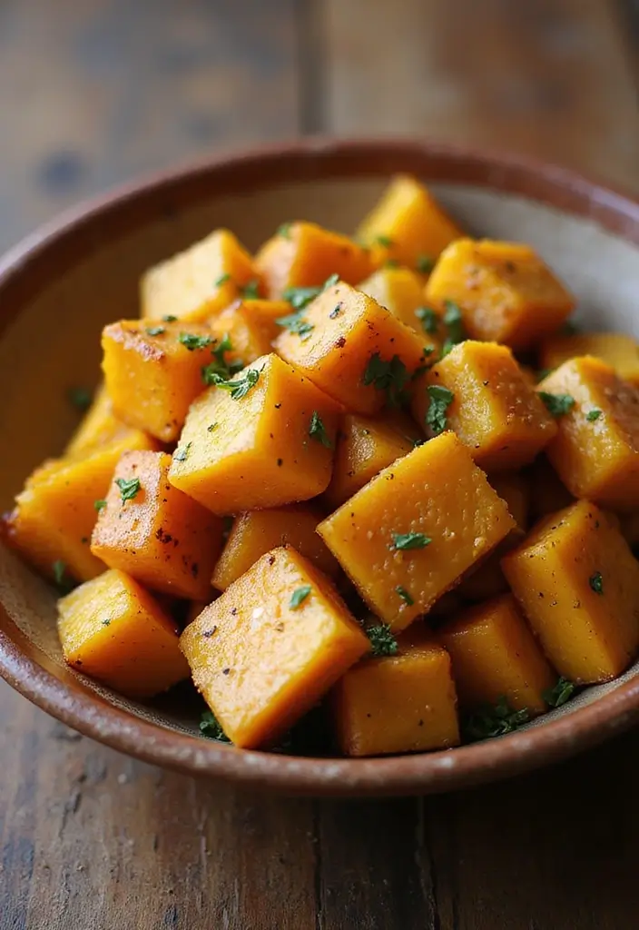 25 Vegetarian Air Fryer Recipes for Quick Healthy Meals - 20. Air Fryer Butternut Squash