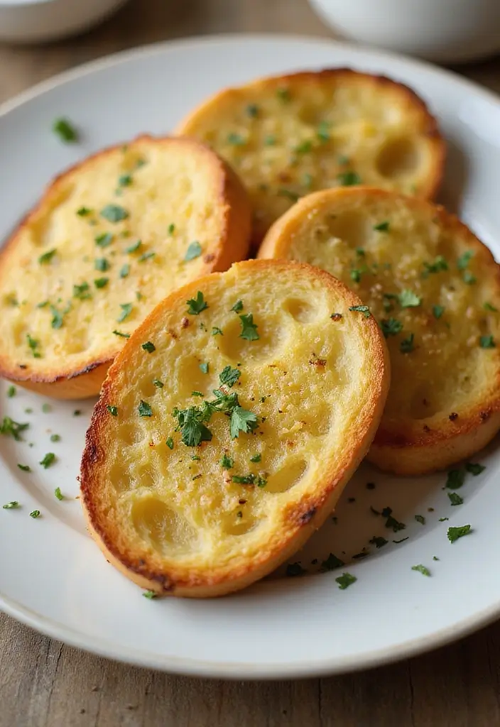 25 Vegetarian Air Fryer Recipes for Quick Healthy Meals - 21. Air Fryer Garlic Bread
