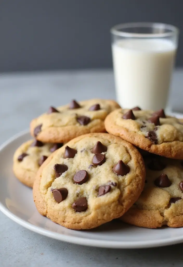 25 Vegetarian Air Fryer Recipes for Quick Healthy Meals - 25. Air Fryer Chocolate Chip Cookies