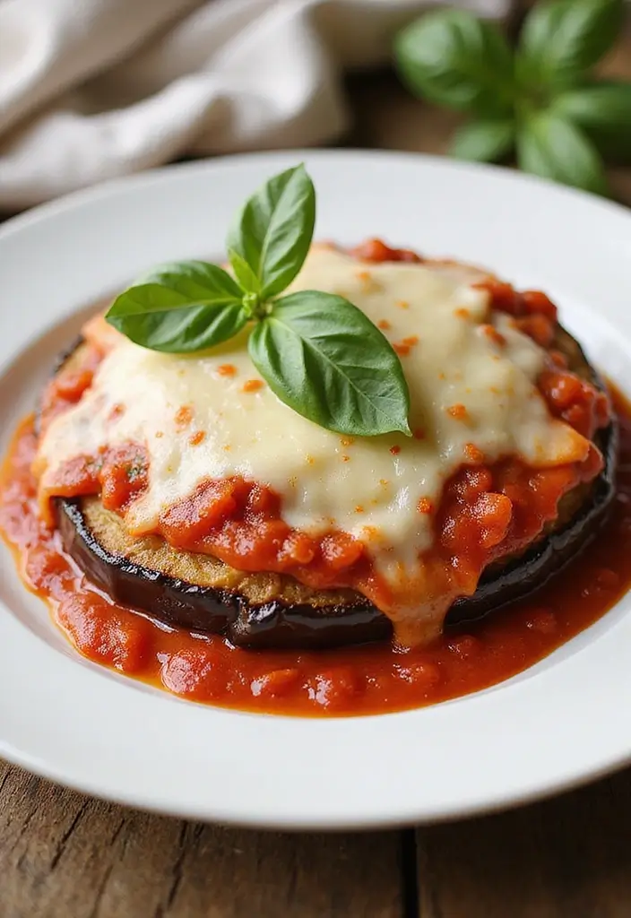 25 Vegetarian Air Fryer Recipes for Quick Healthy Meals - 5. Air Fryer Eggplant Parmesan