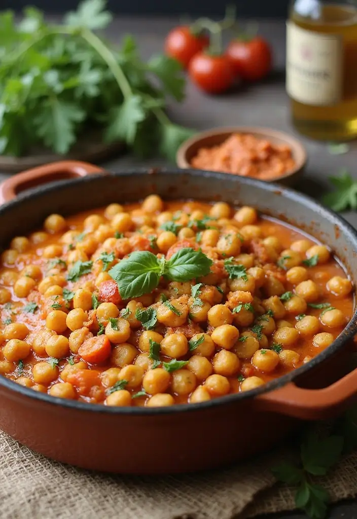 25 Vegetarian Casserole Recipes Perfect for Dinner 2 25 Vegetarian Casserole Recipes Perfect for Dinner - 2. Mediterranean Chickpea Casserole