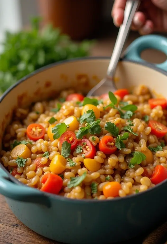 25 Vegetarian Casserole Recipes Perfect for Dinner 20 25 Vegetarian Casserole Recipes Perfect for Dinner - 20. Savory Vegetable Barley Casserole