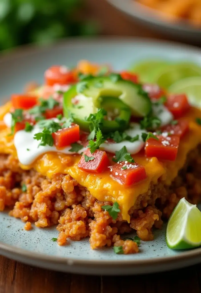 25 Vegetarian Casserole Recipes Perfect for Dinner 24 25 Vegetarian Casserole Recipes Perfect for Dinner - 24. Veggie Tacos Casserole
