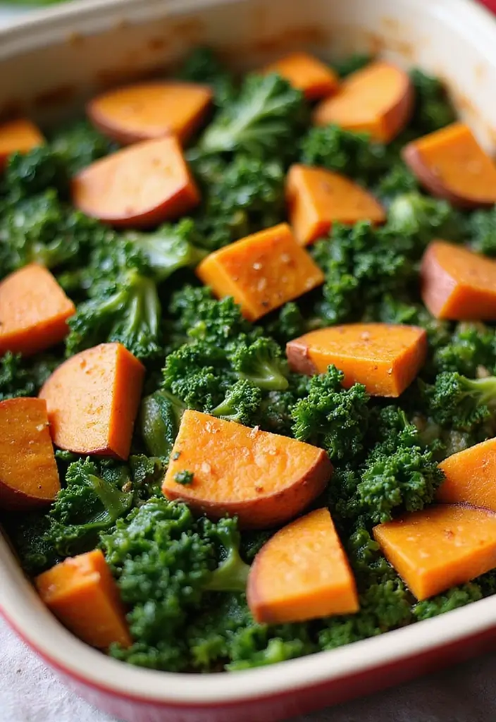 25 Vegetarian Casserole Recipes Perfect for Dinner 4 25 Vegetarian Casserole Recipes Perfect for Dinner - 4. Sweet Potato and Kale Casserole