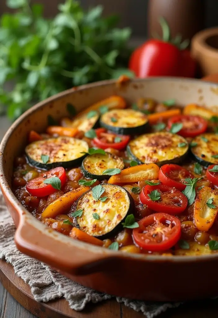 25 Vegetarian Casserole Recipes Perfect for Dinner 6 25 Vegetarian Casserole Recipes Perfect for Dinner - 6. Ratatouille Casserole