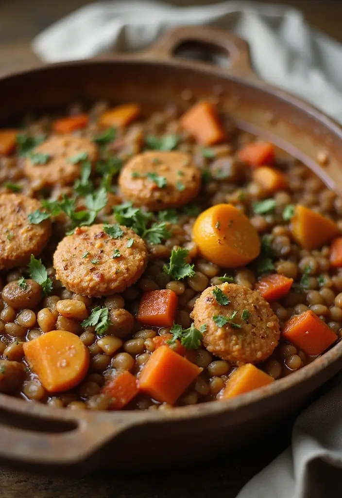 25 Vegetarian Casserole Recipes Perfect for Dinner 7 25 Vegetarian Casserole Recipes Perfect for Dinner - 7. Lentil and Vegetable Casserole