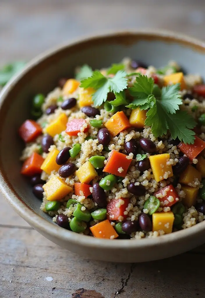 25 Vegetarian Diet Food Recipes for Losing Weight Meals 1 25 Vegetarian Diet Food Recipes for Losing Weight Meals - 1. Quinoa & Black Bean Salad