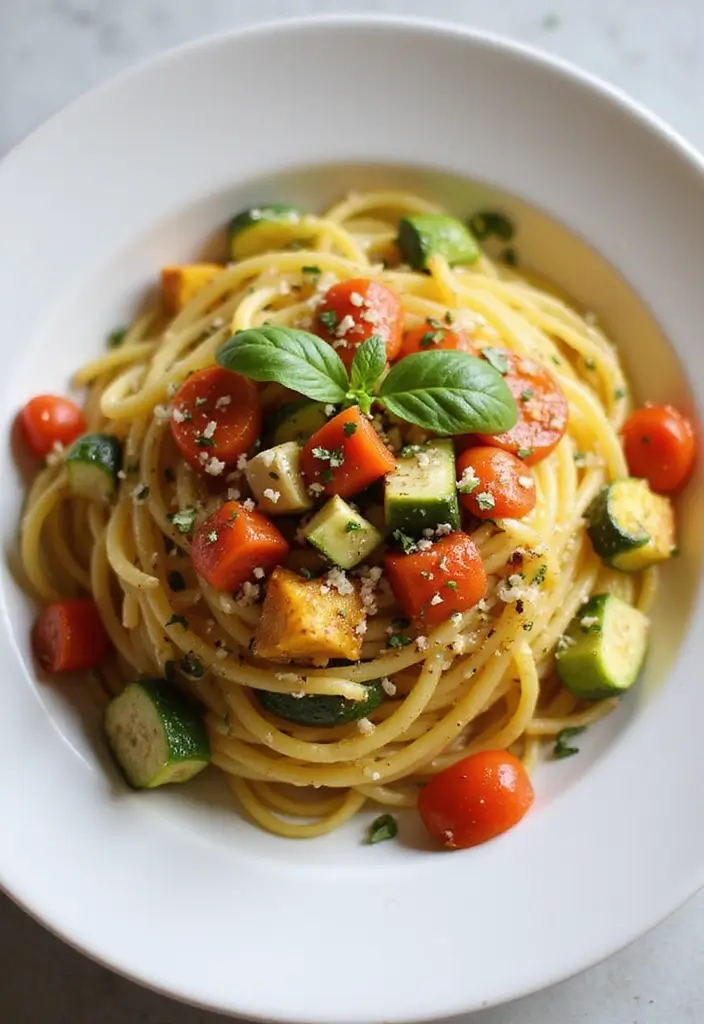 25 Vegetarian Diet Food Recipes for Losing Weight Meals 16 25 Vegetarian Diet Food Recipes for Losing Weight Meals - 16. Spaghetti Squash Primavera