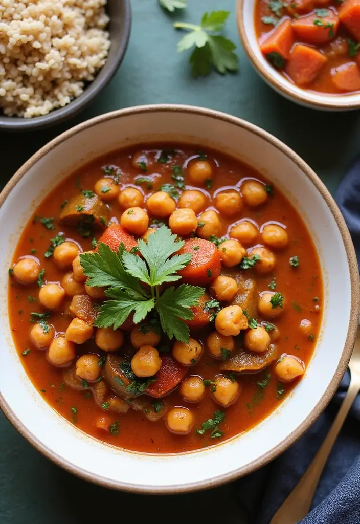 25 Vegetarian Diet Food Recipes for Losing Weight Meals 17 25 Vegetarian Diet Food Recipes for Losing Weight Meals - 17. Moroccan Chickpea Stew