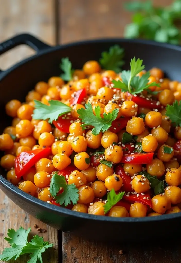 25 Vegetarian Diet Food Recipes for Losing Weight Meals 3 25 Vegetarian Diet Food Recipes for Losing Weight Meals - 3. Chickpea Stir-Fry