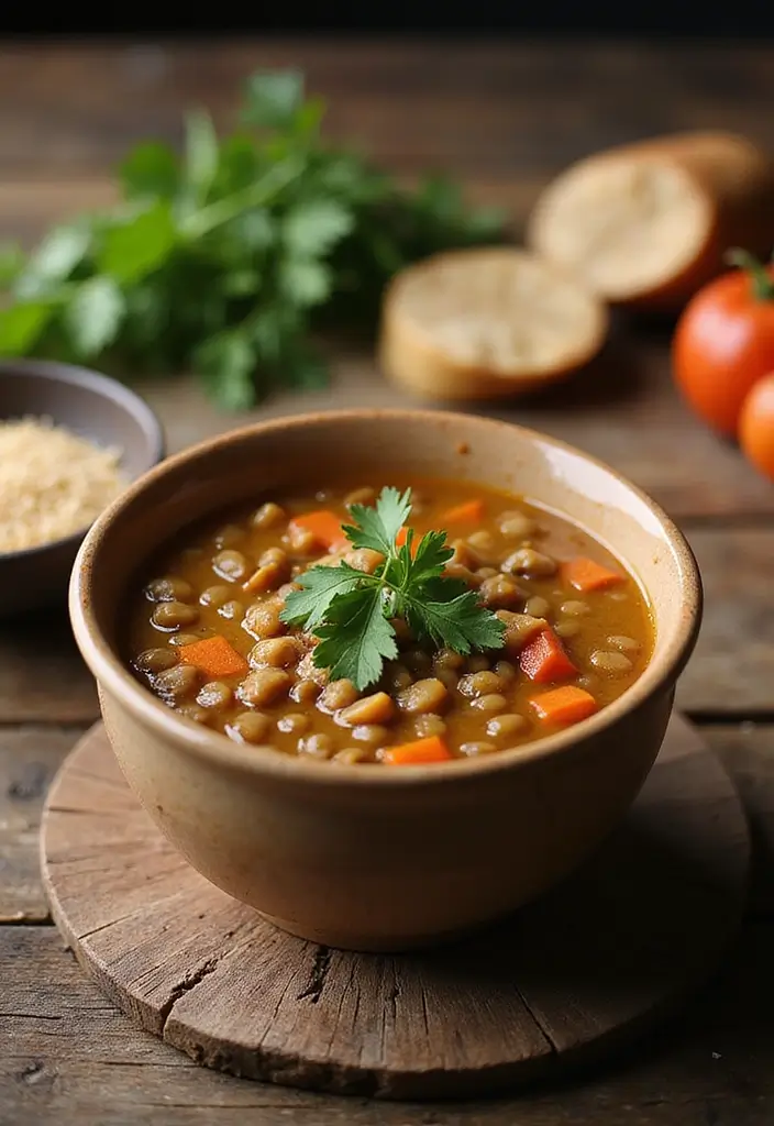 25 Vegetarian Diet Food Recipes for Losing Weight Meals 6 25 Vegetarian Diet Food Recipes for Losing Weight Meals - 6. Lentil Soup