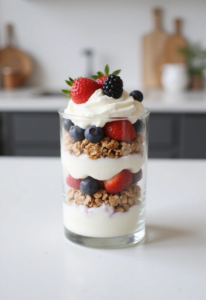 25 Vegetarian Diet Food Recipes for Losing Weight Meals 7 25 Vegetarian Diet Food Recipes for Losing Weight Meals - 7. Greek Yogurt & Berry Parfait
