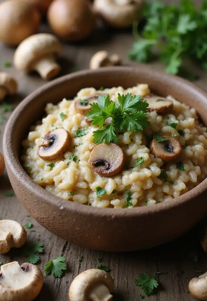 25 Vegetarian Recipes for Meat Eaters That Truly Satisfy 1 25 Vegetarian Recipes for Meat Eaters That Truly Satisfy - 1. Creamy Mushroom Risotto