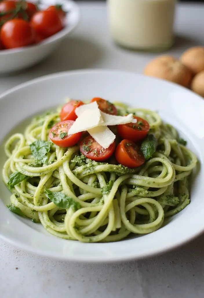 25 Vegetarian Recipes for Meat Eaters That Truly Satisfy 10 25 Vegetarian Recipes for Meat Eaters That Truly Satisfy - 10. Zucchini Noodles with Pesto