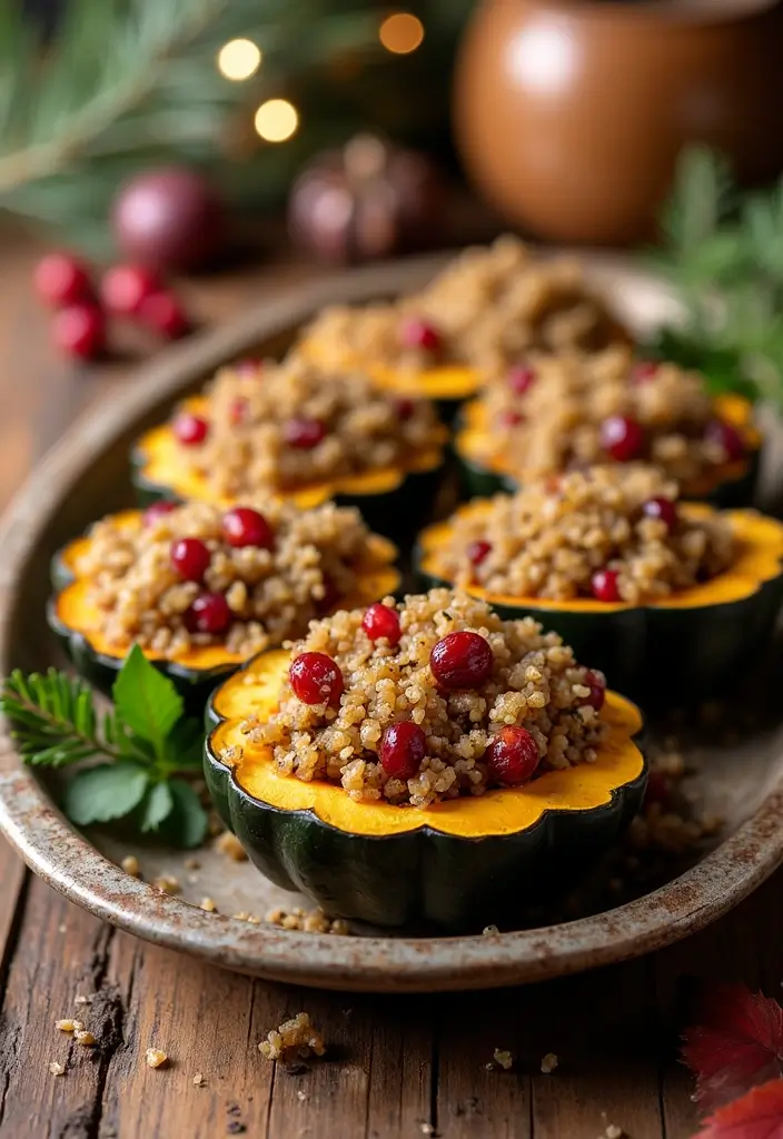 25 Vegetarian Recipes for Meat Eaters That Truly Satisfy 22 25 Vegetarian Recipes for Meat Eaters That Truly Satisfy - 22. Vegan Stuffed Acorn Squash
