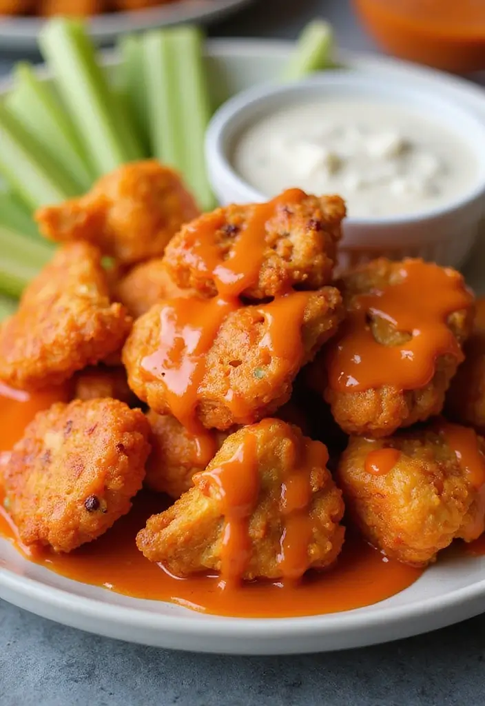 25 Vegetarian Recipes for Meat Eaters That Truly Satisfy 4 25 Vegetarian Recipes for Meat Eaters That Truly Satisfy - 4. Cauliflower Buffalo Wings
