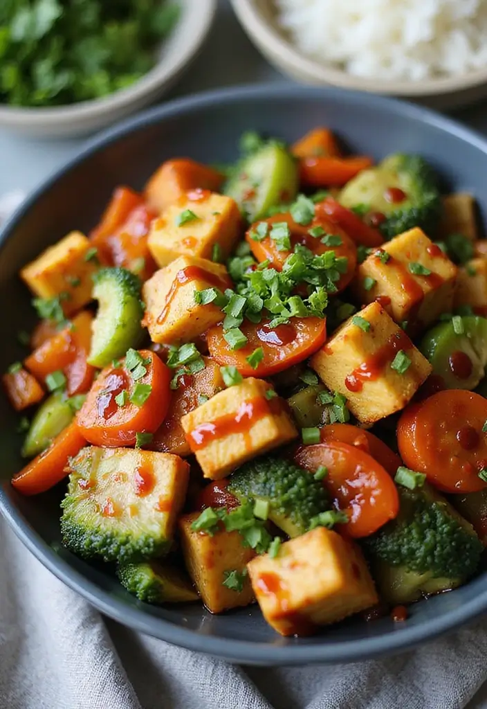 25 Vegetarian Recipes for Meat Eaters That Truly Satisfy 5 25 Vegetarian Recipes for Meat Eaters That Truly Satisfy - 5. Vegetable Stir-Fry with Tofu