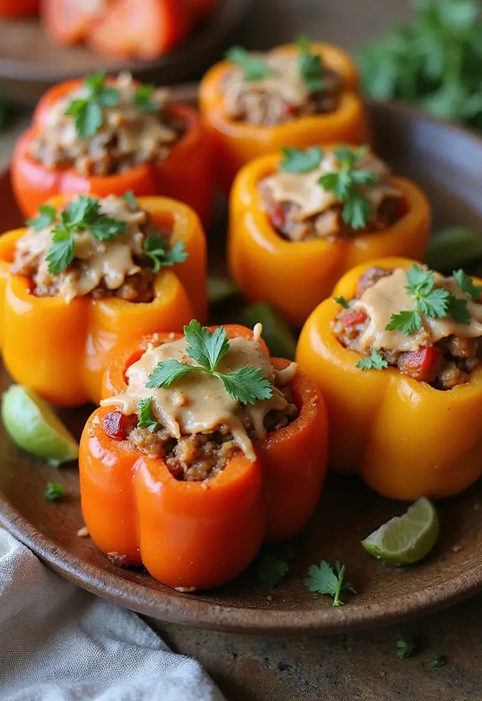 25 Vegetarian Recipes for Meat Eaters That Truly Satisfy 6 25 Vegetarian Recipes for Meat Eaters That Truly Satisfy - 6. Stuffed Bell Peppers