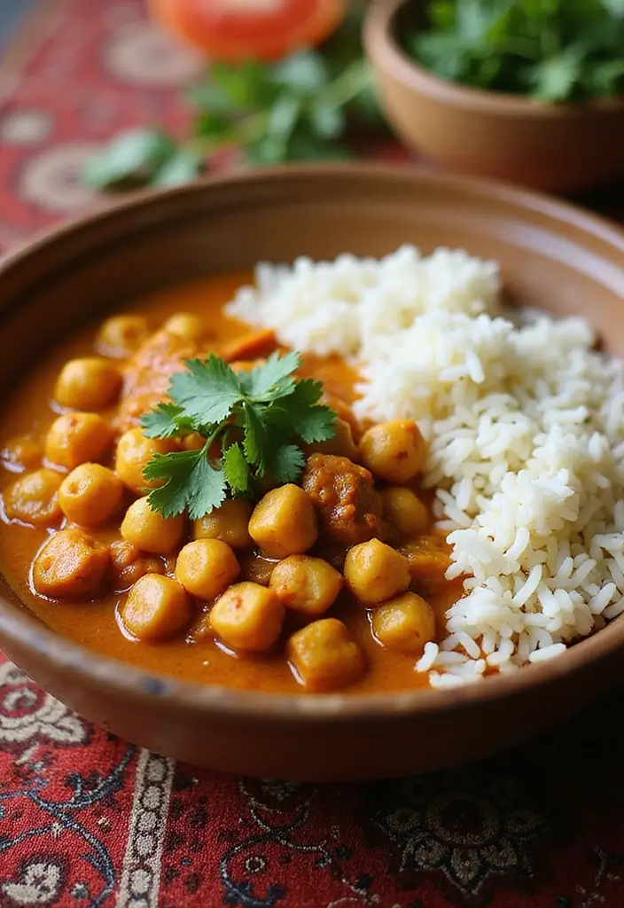 25 Vegetarian Recipes for Meat Eaters That Truly Satisfy 8 25 Vegetarian Recipes for Meat Eaters That Truly Satisfy - 8. Chickpea Curry