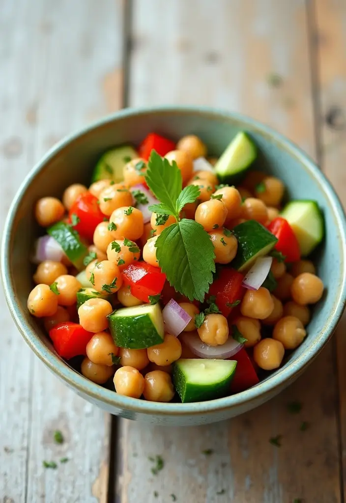 25 Vegetarian Recipes for Picky Eaters That Actually Work 14 25 Vegetarian Recipes for Picky Eaters That Actually Work - 14. Chickpea Salad