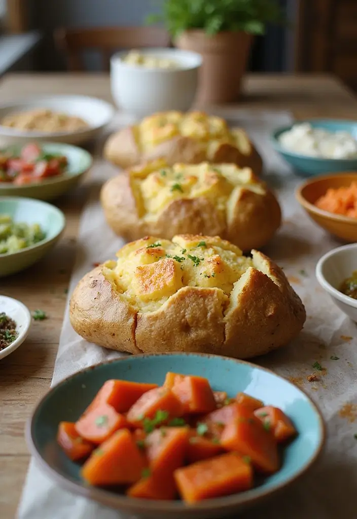 25 Vegetarian Recipes for Picky Eaters That Actually Work 15 25 Vegetarian Recipes for Picky Eaters That Actually Work - 15. Baked Potato Bar