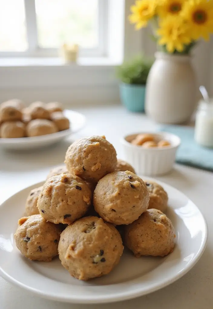 25 Vegetarian Recipes for Picky Eaters That Actually Work 18 25 Vegetarian Recipes for Picky Eaters That Actually Work - 18. Cookie Dough Energy Bites