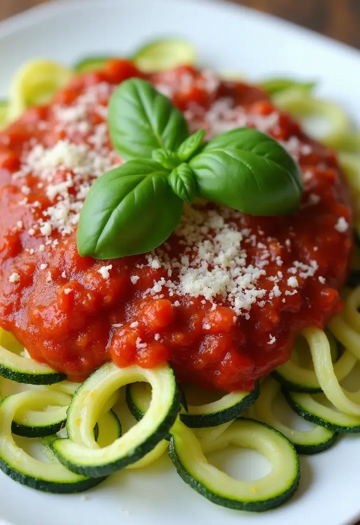 25 Vegetarian Recipes for Picky Eaters That Actually Work 2 25 Vegetarian Recipes for Picky Eaters That Actually Work - 2. Zucchini Noodles with Marinara Sauce