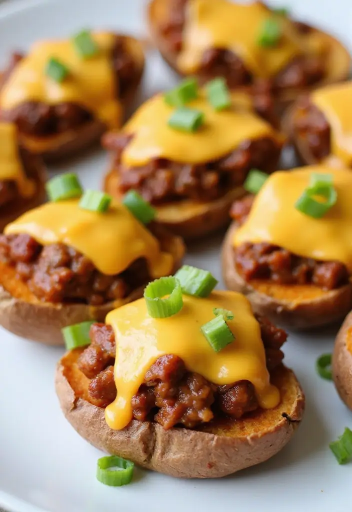 25 Vegetarian Recipes for Picky Eaters That Actually Work 20 25 Vegetarian Recipes for Picky Eaters That Actually Work - 20. Sloppy Joe Sweet Potato Skins