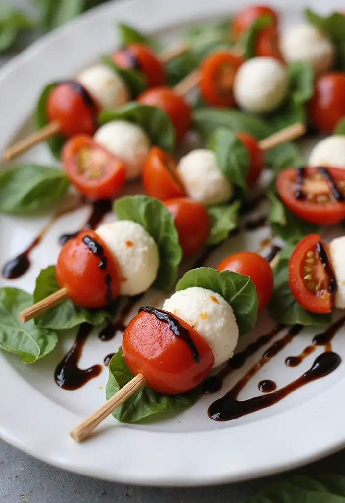 25 Vegetarian Recipes for Picky Eaters That Actually Work 6 25 Vegetarian Recipes for Picky Eaters That Actually Work - 6. Mini Caprese Skewers