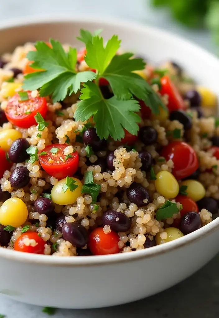 26 Clean Eating Vegetarian Recipes for a Healthy Lifestyle 1 26 Clean Eating Vegetarian Recipes for a Healthy Lifestyle - 1. Quinoa and Black Bean Salad
