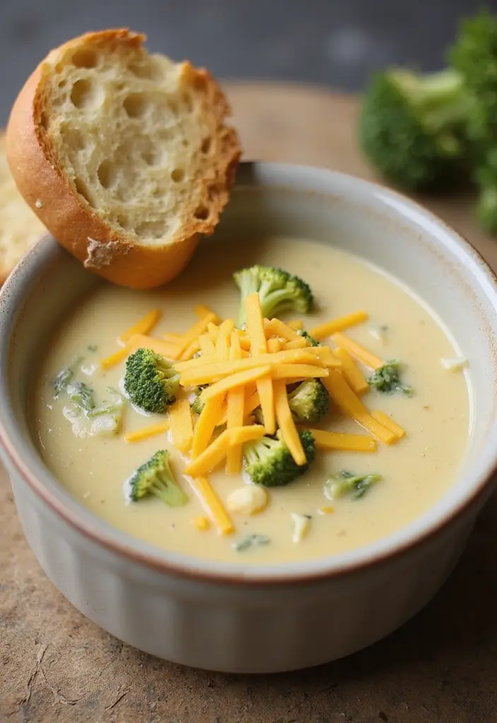 26 Clean Eating Vegetarian Recipes for a Healthy Lifestyle 12 26 Clean Eating Vegetarian Recipes for a Healthy Lifestyle - 12. Broccoli and Cheddar Soup