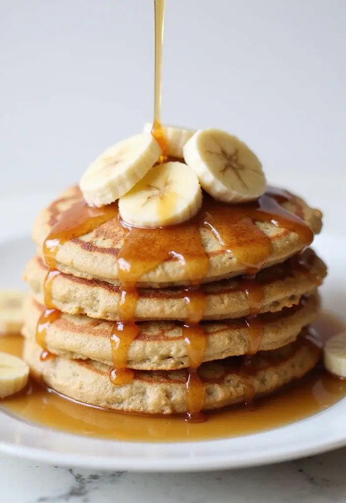 26 Clean Eating Vegetarian Recipes for a Healthy Lifestyle 22 26 Clean Eating Vegetarian Recipes for a Healthy Lifestyle - 22. Banana Oatmeal Pancakes