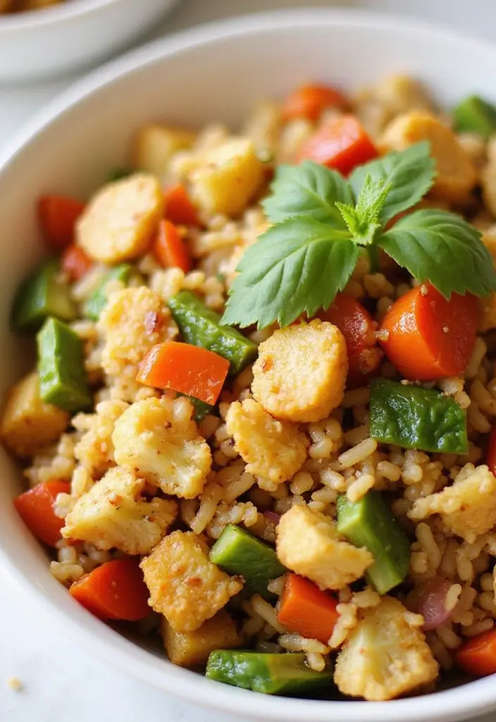 26 Clean Eating Vegetarian Recipes for a Healthy Lifestyle 6 26 Clean Eating Vegetarian Recipes for a Healthy Lifestyle - 6. Cauliflower Rice Stir-Fry