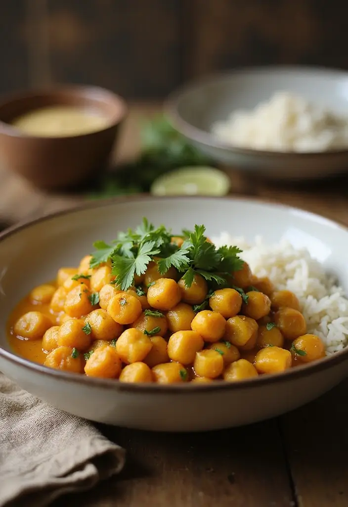 26 Gluten Free Vegetarian Recipes That Everyone Can Enjoy 16 26 Gluten Free Vegetarian Recipes That Everyone Can Enjoy - 16. Coconut Curry Chickpeas