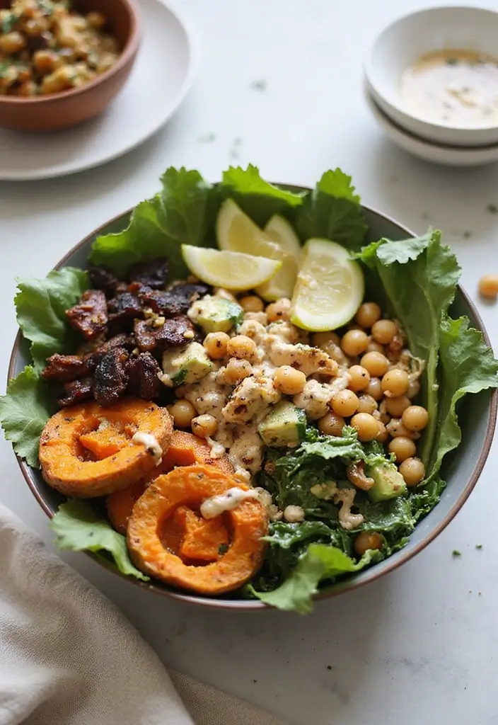 26 Gluten Free Vegetarian Recipes That Everyone Can Enjoy 22 26 Gluten Free Vegetarian Recipes That Everyone Can Enjoy - 22. Sweet Potato & Chickpea Buddha Bowl