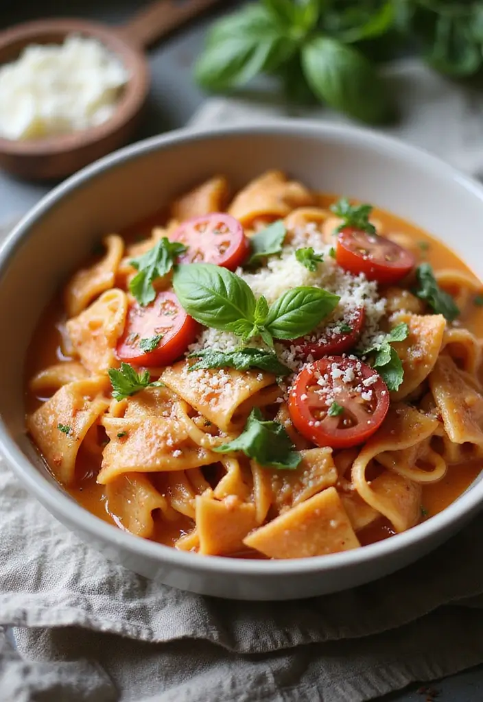 26 Gluten Free Vegetarian Recipes That Everyone Can Enjoy 3 26 Gluten Free Vegetarian Recipes That Everyone Can Enjoy - 3. Creamy Tomato Basil Pasta